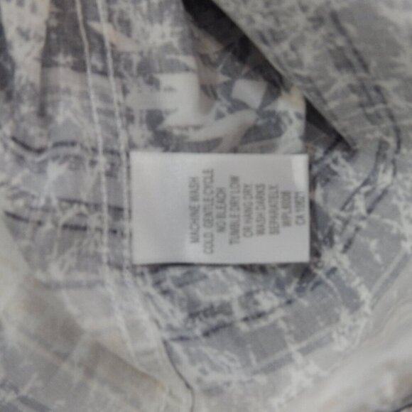 Panhandle Rough Stock Western Pearl Snap Southwestern Western Aztec Shirt Large - Picture 9 of 11